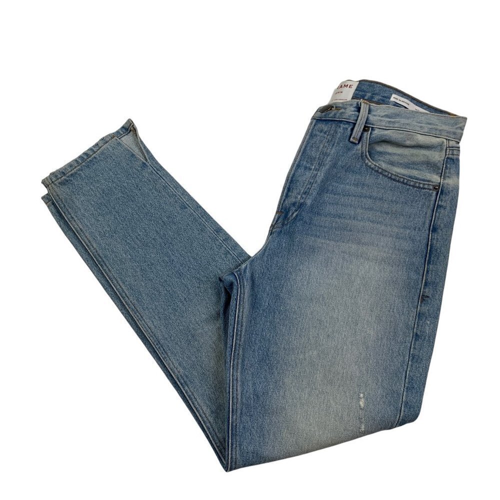 Frame Denim Rigid Re-Release Le Original Skinny Light-Wash Jeans Women's Size 28